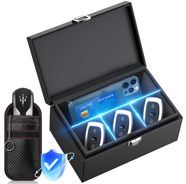 🔒🚗 Coorattyes Keyless Go Schutz Autoschlüssel Box - Stoppen Sie schlüssellose Autodiebstähle in Sekunden! 🚗🔒
