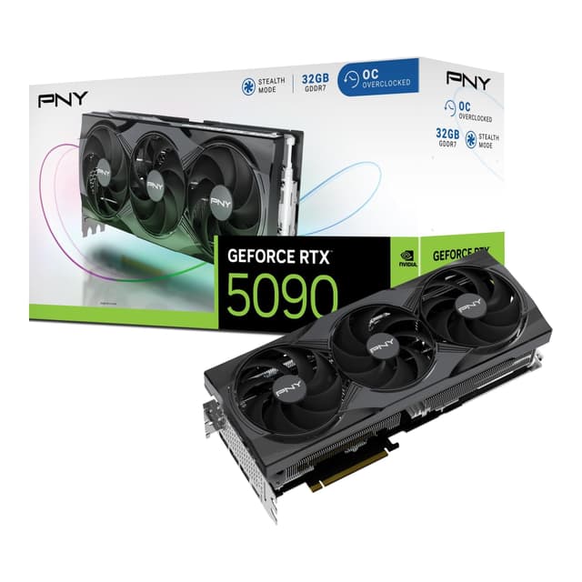 Angebot: PNY GeForce RTX™ 5090 32GB OC Triple Fan Grafikkarte
