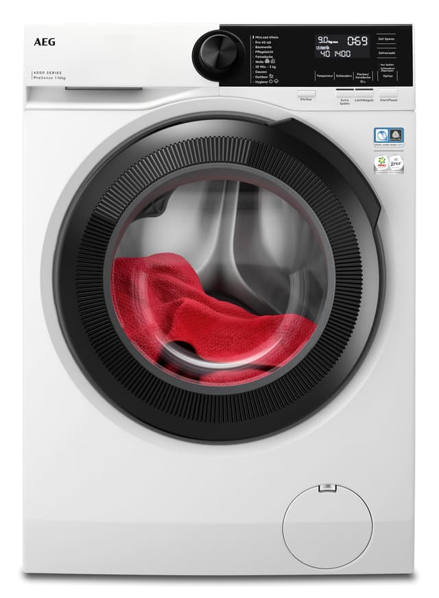 AEG Waschmaschine, 10kg, Serie 6000 ProSense - Mengenautomatik - Smarte Beladungserkennung