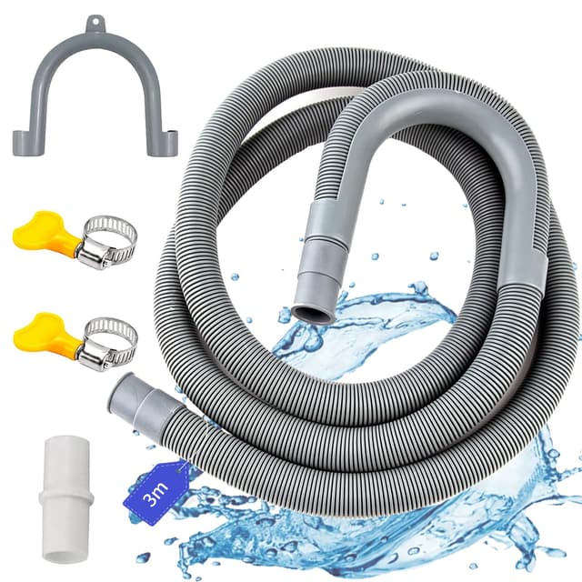 🌊🚿 LUKIUP 3M Universal Waschmaschinenschlauch - Erweiterung für Waschmaschinen & Geschirrspüler