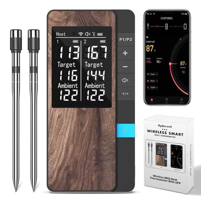 🔥 Angebot des Tages: Kabelloses Fleischthermometer mit App und Doppelsonde 🥩🌡️