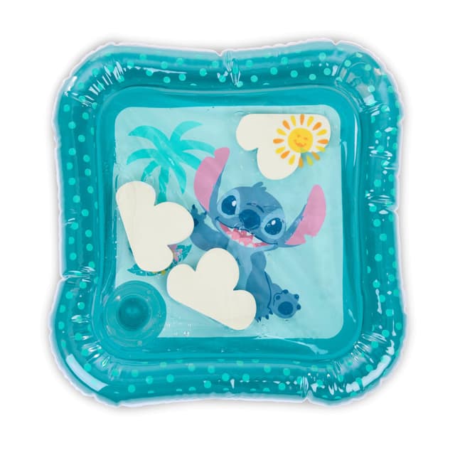 Bright Starts Disney Baby Stitch Wassermatte - Bauchlage-Spielmatte mit schwimmenden Spielzeugen 💦👶