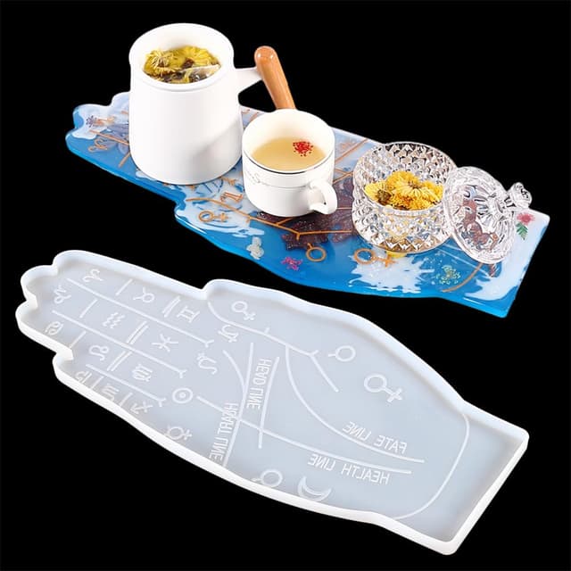 🌌 Zayookey Sternbild Silikonformen Tablett Gießformen Konstellationen Epoxidharz Untersetzer Große Resin Formen für DIY Achat Handform Tablett