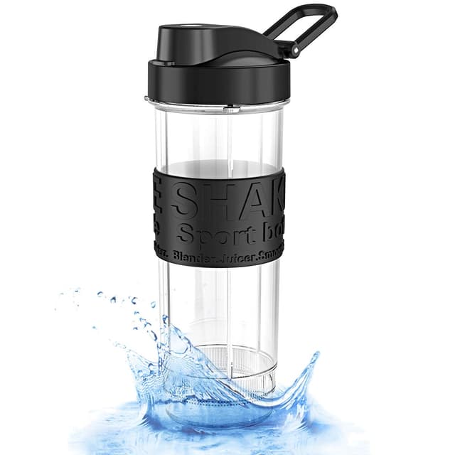 ROVLAK Smoothie Flasche 570 ml Wasserflasche Portable Sportflasche 🍹