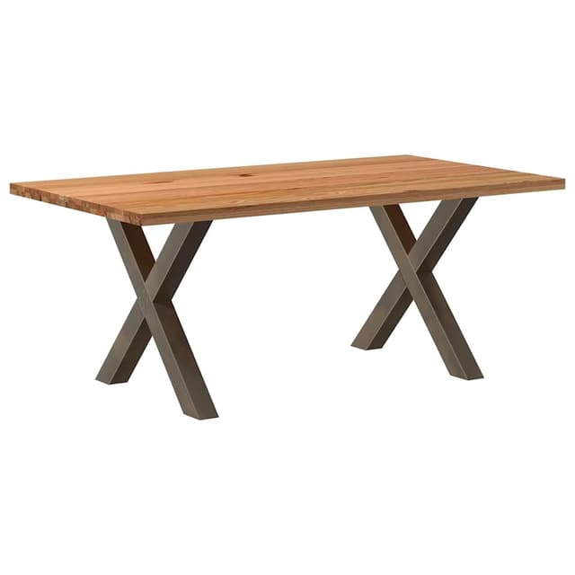 vidaXL Esstisch Hellbraun 180x100x74 cm Massivholz Eiche Rechteckig 🌳🍽️