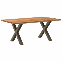 vidaXL Esstisch Hellbraun 180x100x74 cm Massivholz Eiche Rechteckig 🌳🍽️ Angebot bei HelloDeals