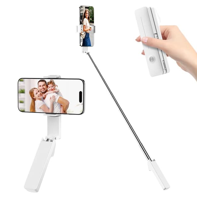 CloudValley Mini Selfie Stick in Weiß 🤳📸