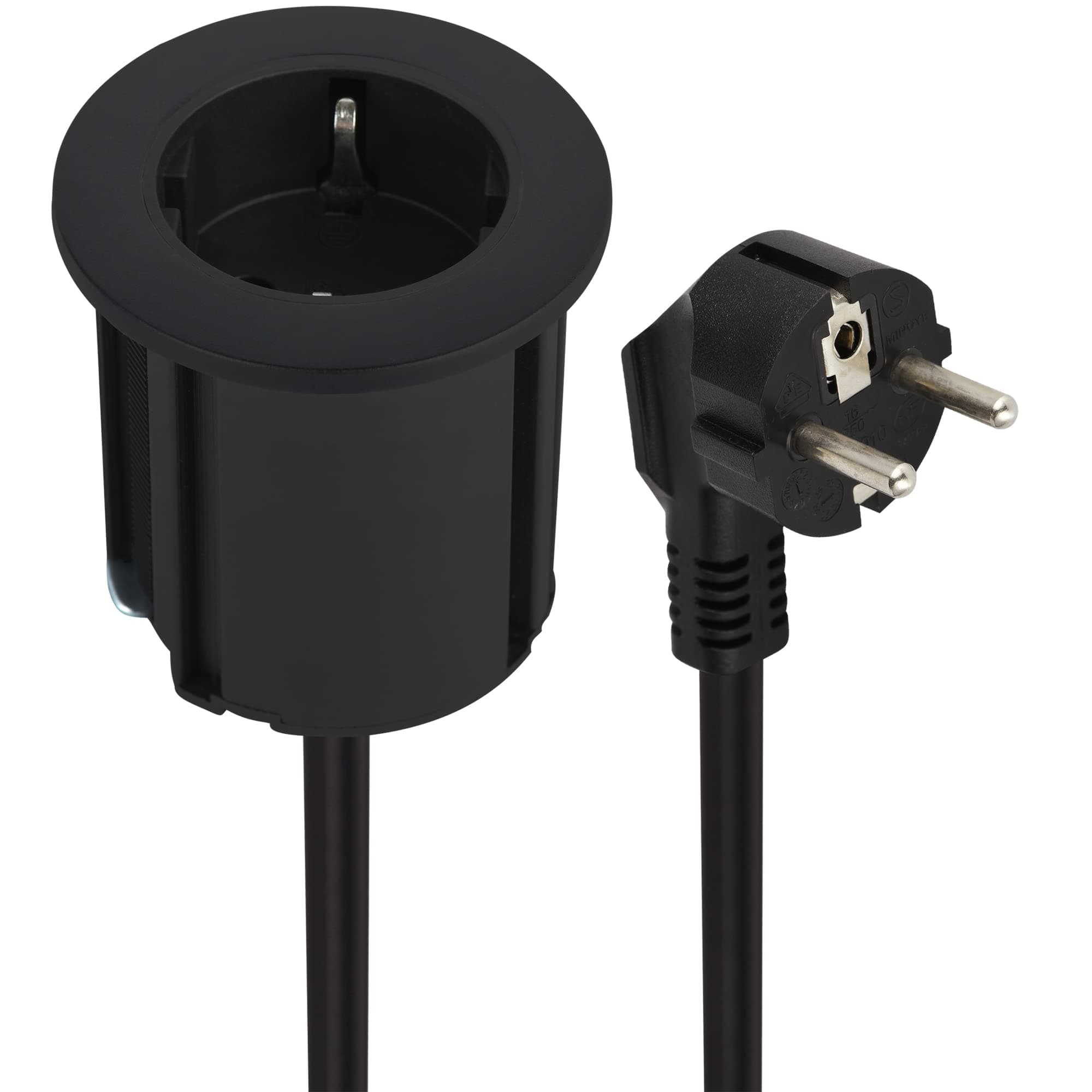 Electraline 62564 Tischplatte Grommet Einbausteckdose Angebot! ⚡️