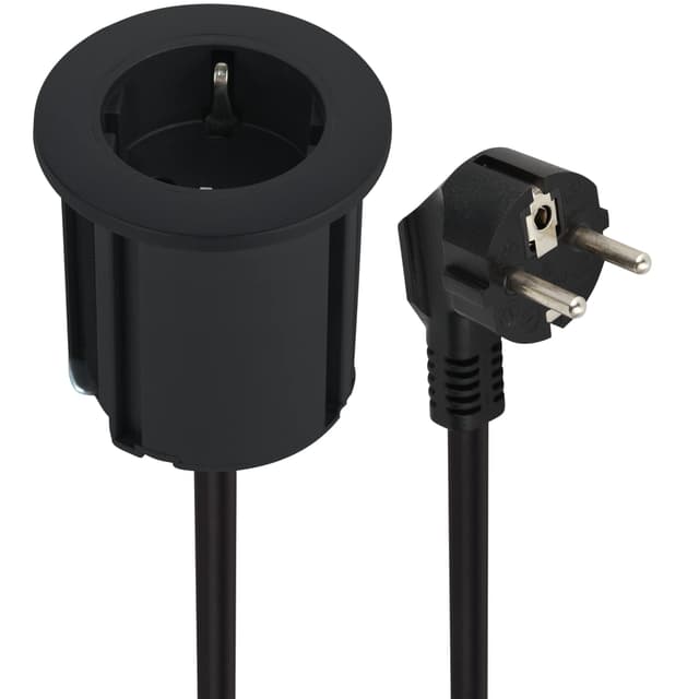 Electraline 62564 Tischplatte Grommet Einbausteckdose Angebot! ⚡️