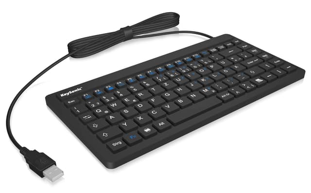 🔒🌊 KeySonic KSK-3230IN Mini-Tastatur 🌟🖤