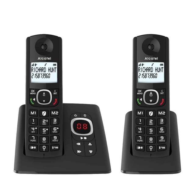 ALCATEL F530 Voice Duo - Schnurloses Festnetztelefon mit Anrufbeantworter 📞🔇