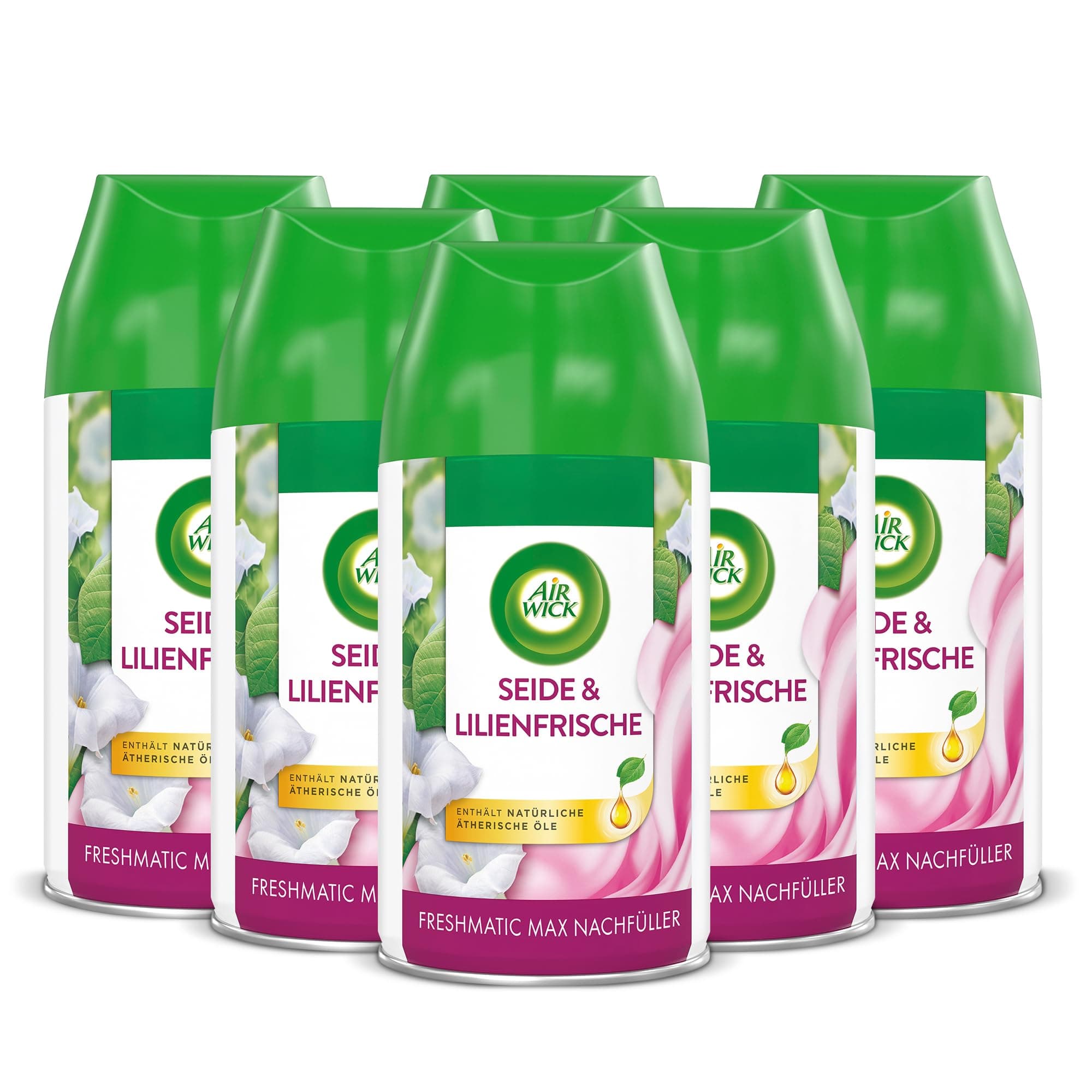 Air Wick Freshmatic Max Raumspray Nachfüller - Duft: Seide und Lilienfrische