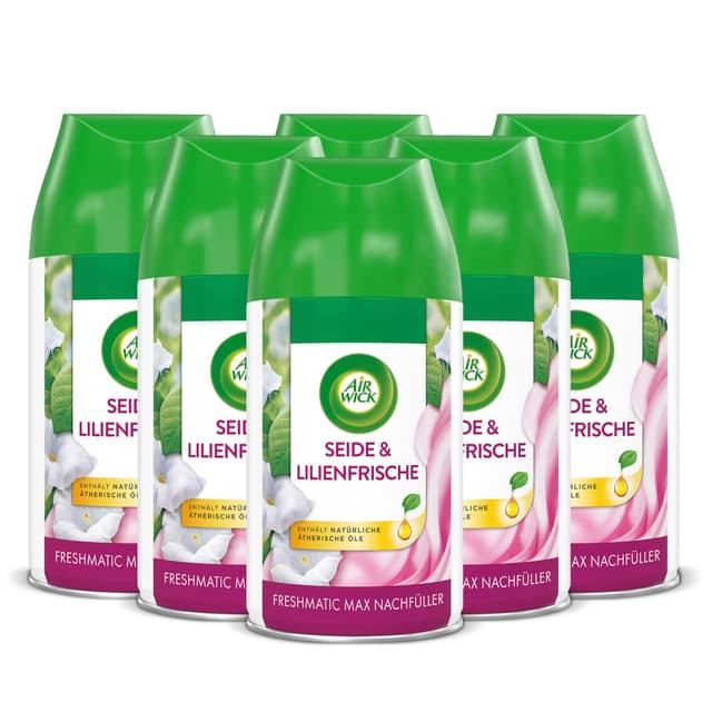 Air Wick Freshmatic Max Raumspray Nachfüller - Duft: Seide und Lilienfrische