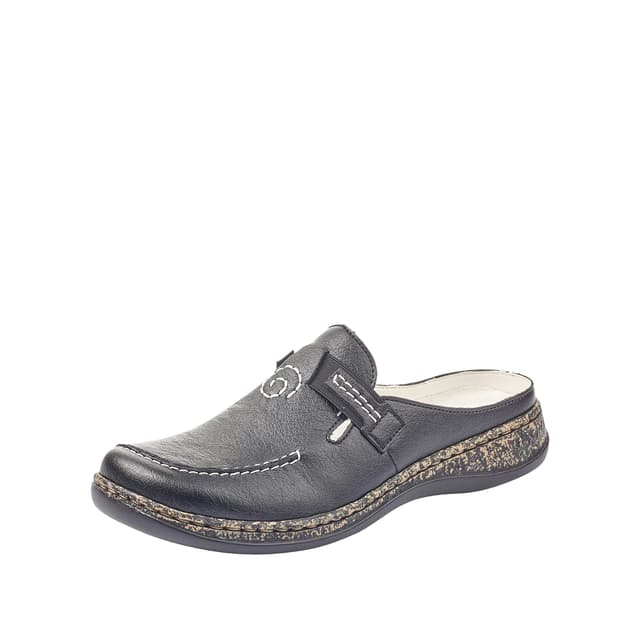 🔥 Super Deal: Rieker Damen 46393 Clogs Schwarz 42 EU nur 24.98€! 👡