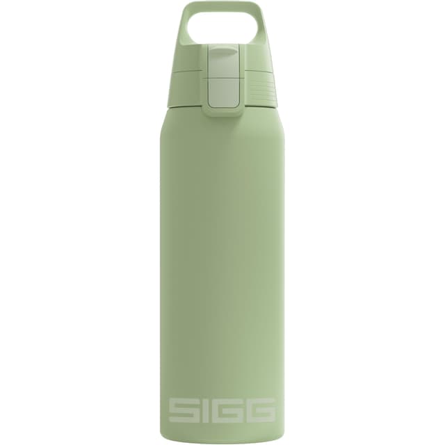 🌿🌡️ SIGG Isolierte Trinkflasche Thermosflasche Shield Therm One Eco Green 0,75L - 90% recycelter Edelstahl