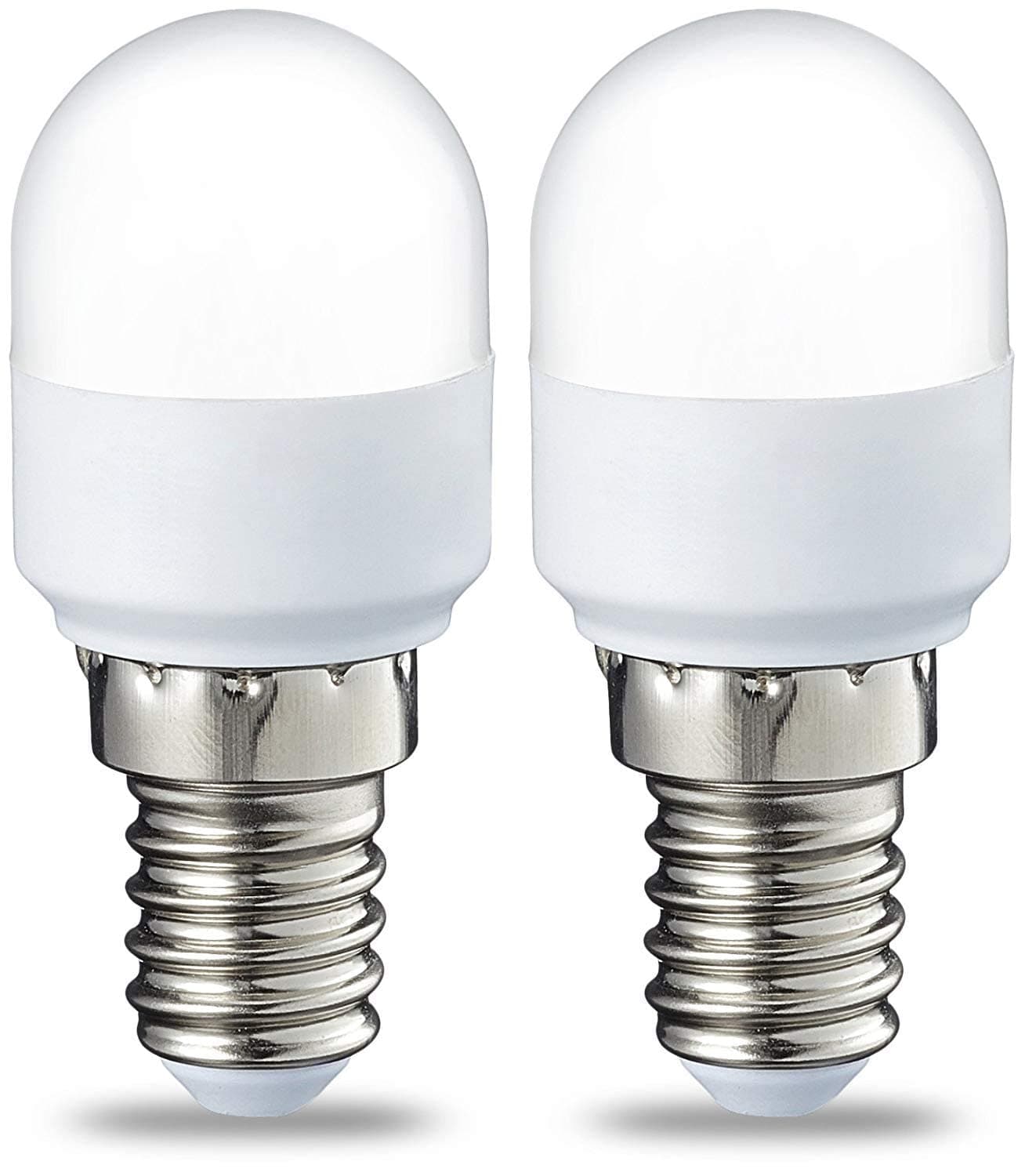 Amazon Basics LED-Leuchtmittel, E 14, T25, Kühlschrank-Leuchtmittel, 1.7W