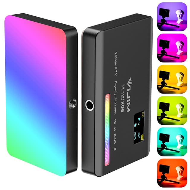 ULANZI VL120 RGB LED Videoleuchte - Professionelle Videobeleuchtung 🏆