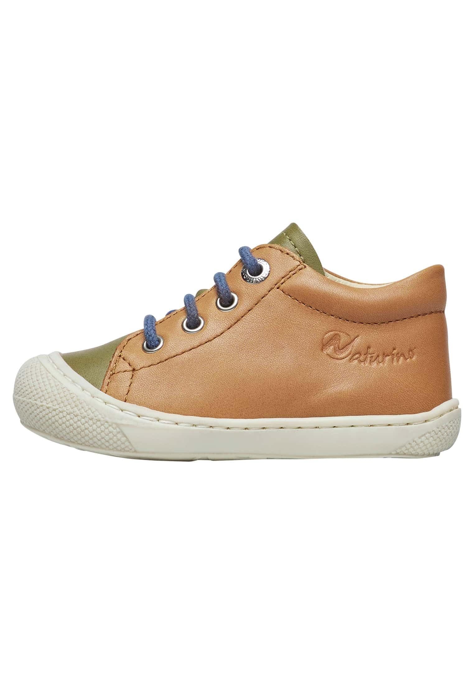 👟🌿 Naturino Cocoon Krippenschuh, Stone Grey, 17 EU - Angebot!