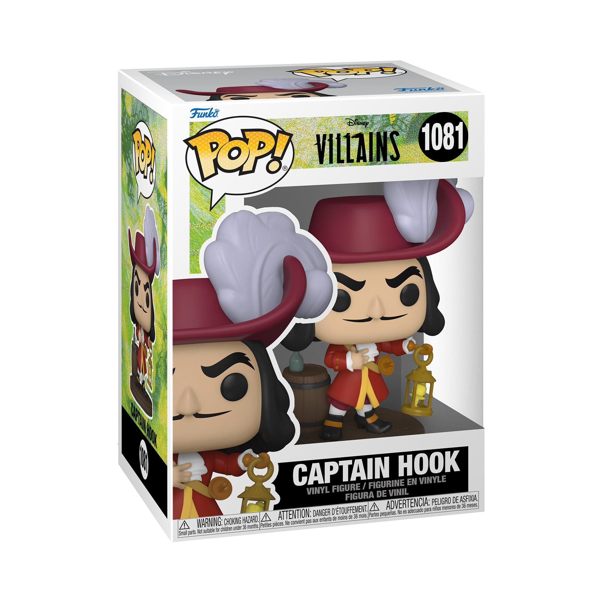 🎬 Funko Pop! Disney: Villains - Captain Hook Vinyl-Sammelfigur 🏴‍☠️