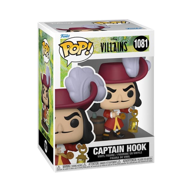 🎬 Funko Pop! Disney: Villains - Captain Hook Vinyl-Sammelfigur 🏴‍☠️