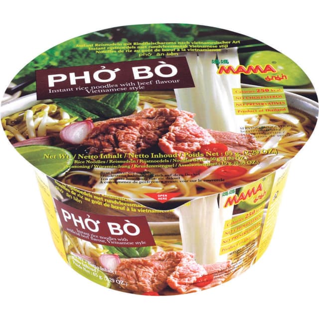 Angebot: Mama Phó Bò Reisnudeln, Rindfleisch, 65g (1er Pack) 🍜🥢