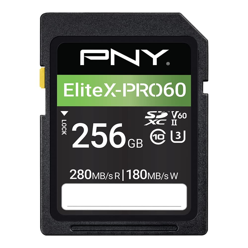 PNY 256GB EliteX-PRO60 SDXC Flash-Speicherkarte 📸🎥