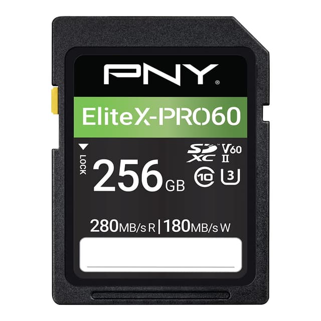 PNY 256GB EliteX-PRO60 SDXC Flash-Speicherkarte 📸🎥
