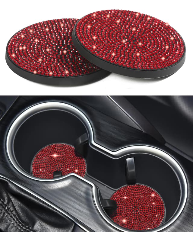 🚗 Flaconi 2PCS Auto Untersetzer! 🥤 Auto Getränkehalter Untersetzer! 🌟 Auto Accessoires Innenraum!