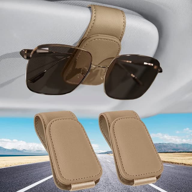 🕶️🚗 Todoxi Brillenhalter für Auto, 2 STK Magnet Sonnenbrillenhalter