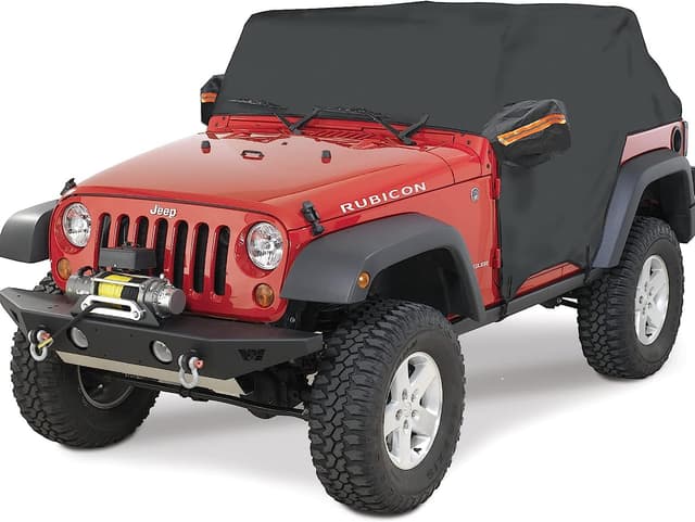🚙 Big Ant wasserdichte Halb Autoplane für Jeep Wrangler 2 Tür 🛡️