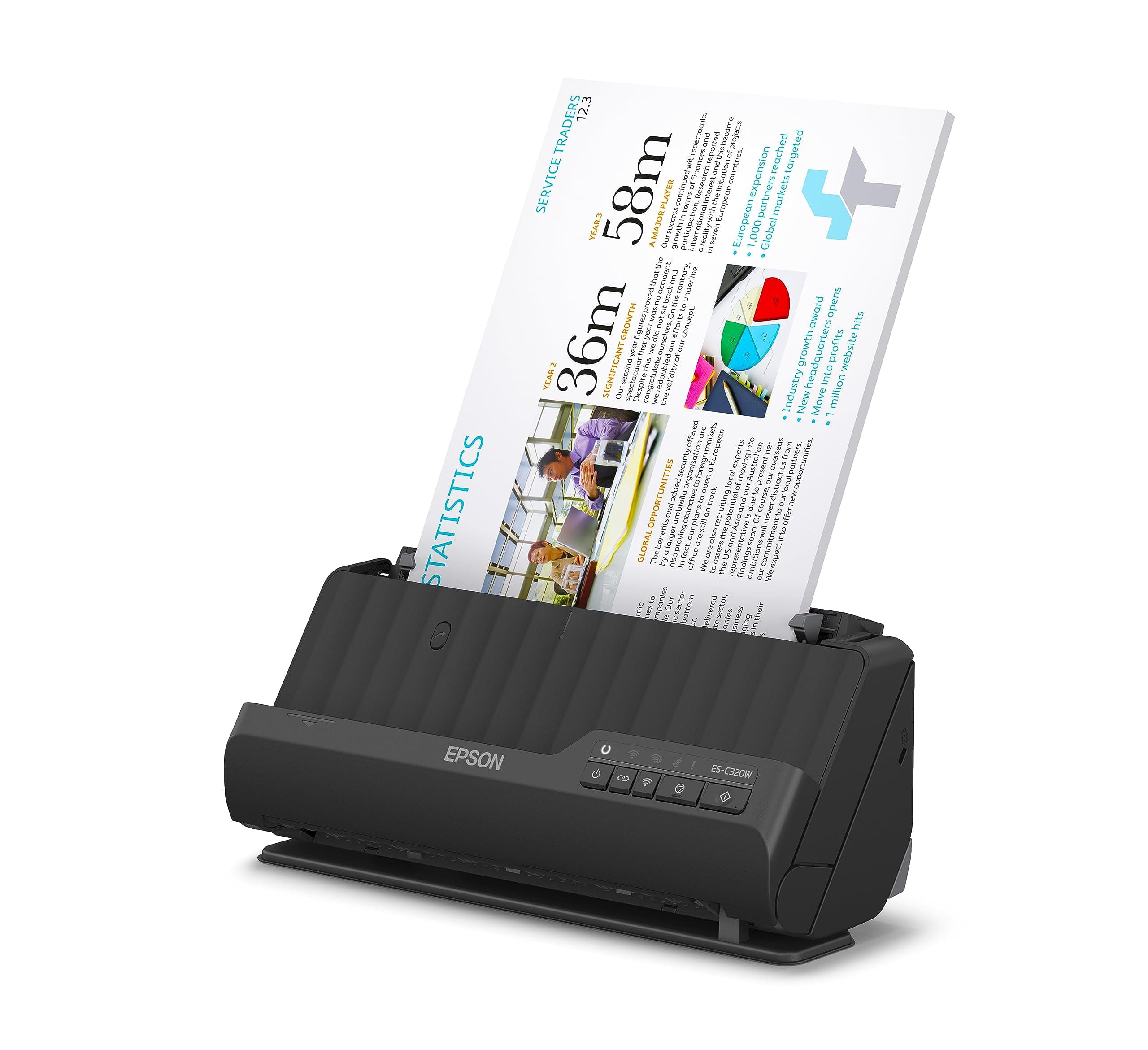 🔍 Epson Wi-Fi Scanner ES-C320W | Kompakter A4 Business Scanner 🖨️