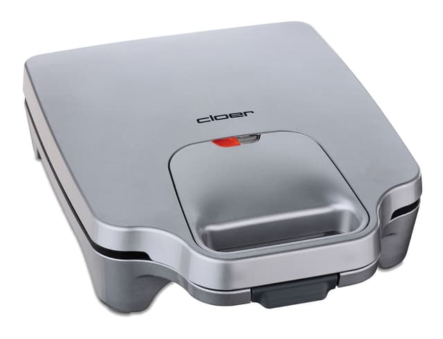 🥪🔥 Cloer 6269 Sandwichmaker XXL, 1800 W, für 4 Sandwiches, American Toast, XXL-Füllung, Silber 🔥🥪