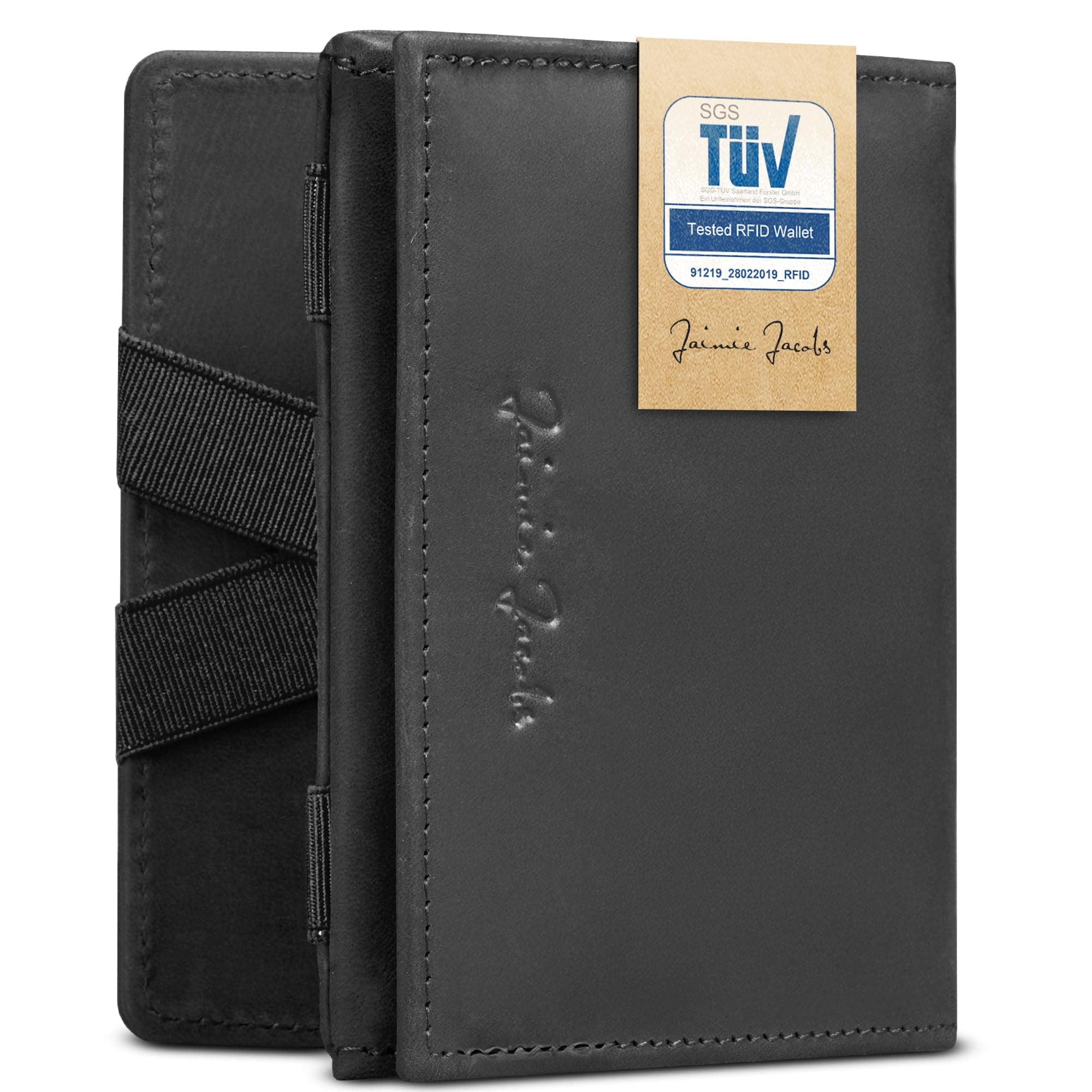 🌟 Jaimie Jacobs Flap Boy Magic Wallet mit Münzfach RFID-Schutz 🌟