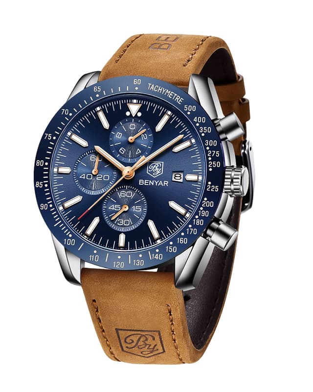 BY BENYAR Herrenuhr - Stilvolles Chronographen-Design ⌚🎁