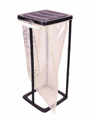 🌟 Spetebo Müllsackständer in schwarz - 60 Liter 🗑️ Angebot bei HelloDeals