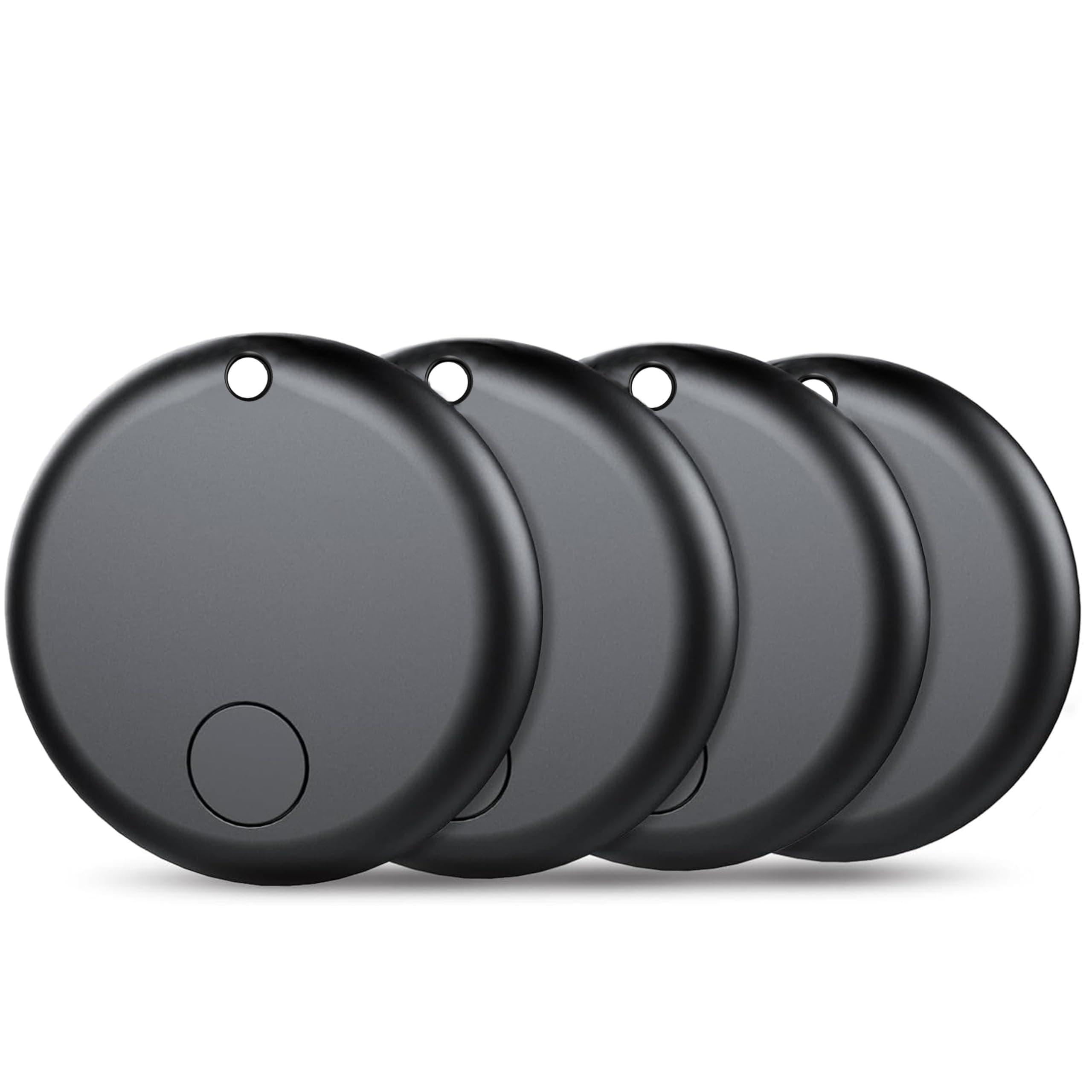 🔍📱 Air Tags Android Smart Tag Bluetooth-Tracker für Schlüssel, Koffer, Rucksäcke - 4er Pack Schwarz