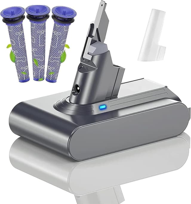 🔋 V7 6.0Ah Ersatzakku für Dyson V7 - Superleistung für Ihren Staubsauger! 🔋