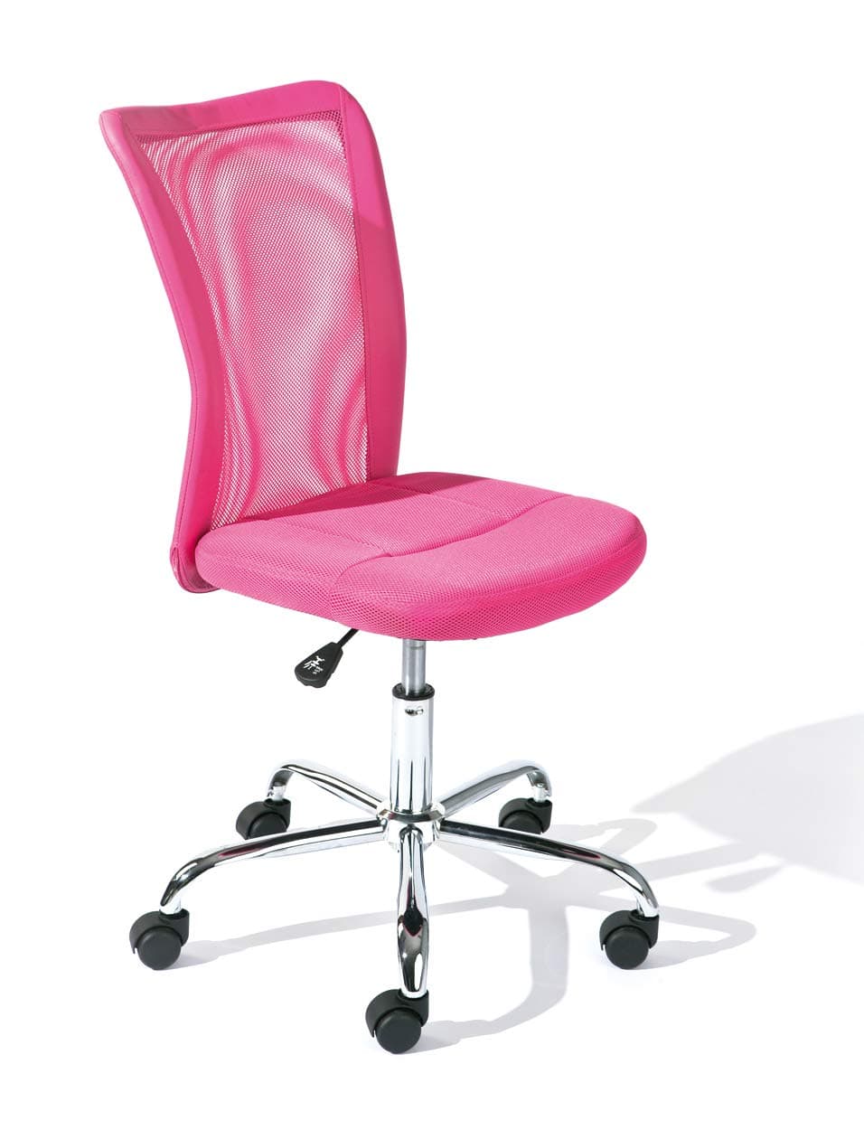 Inter Link - Kinderschreibtischstuhl - Ergonomischer Drehsessel - Höhenverstellbar - Pink - Bonnie Rosa 🪑