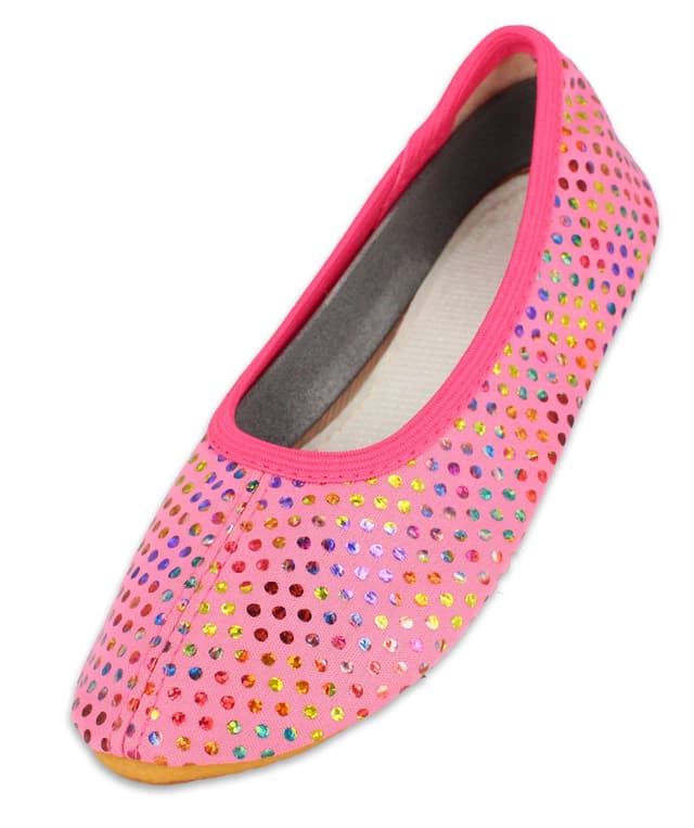 🎀 Beck Mädchen Punkt Multi Gymnastikschuhe 27 EU Pink 🩰