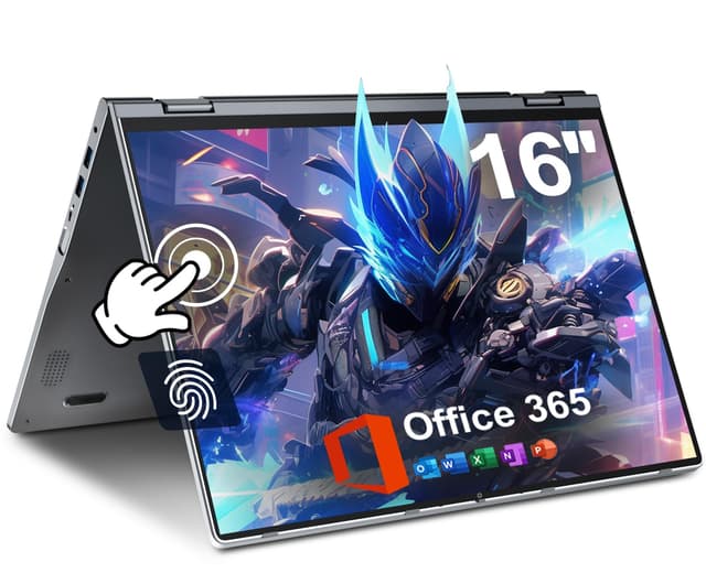 🔥 Jumper Laptop 16'' IPS FHD Touchscreen, 640GB Speicher, 16GB DDR4, 1 Jahr Office 365 🚀