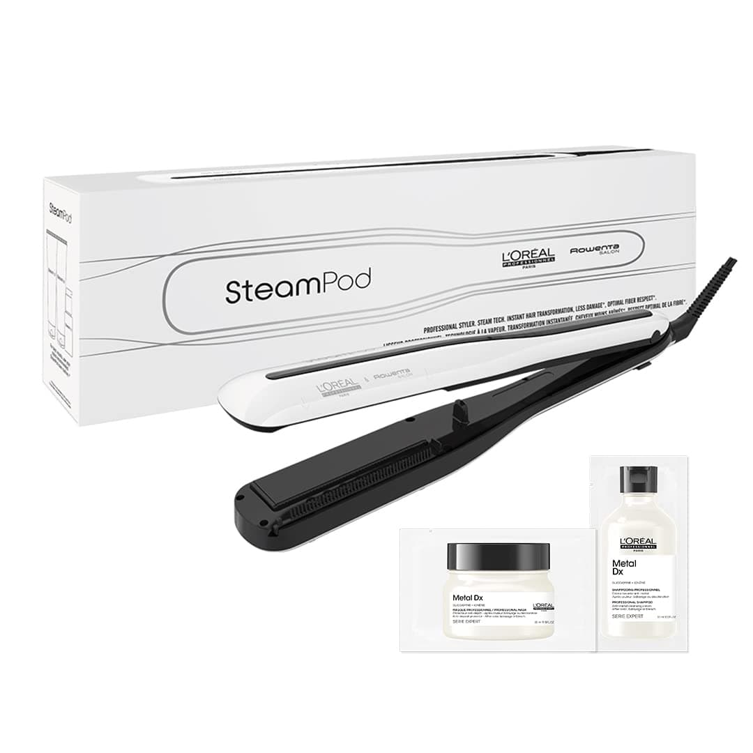 🔥 Angebot! L'Oréal Professionnel SteamPod 3 - Dampf-Glätteisen zum Glätten und Locken mit Shampoo & Maske
