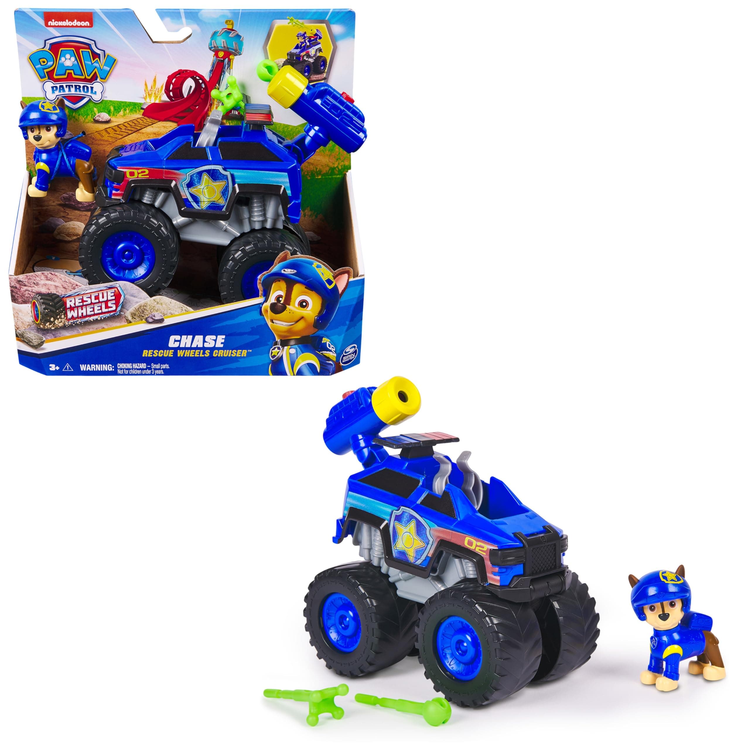 🐾 PAW Patrol Monstertruck Fahrzeug mit Chase Hundefigur 🚛🐶