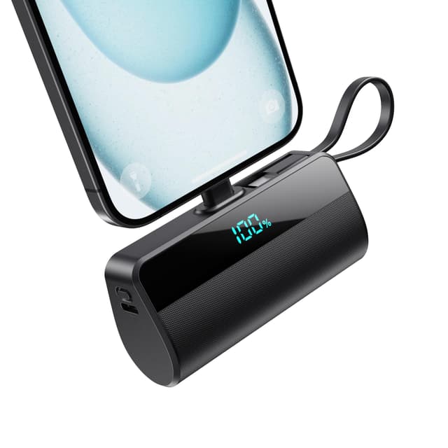 🔋 iPosible Mini Power Bank für iPhone 5500mAh - Klein und leistungsstark! 📱