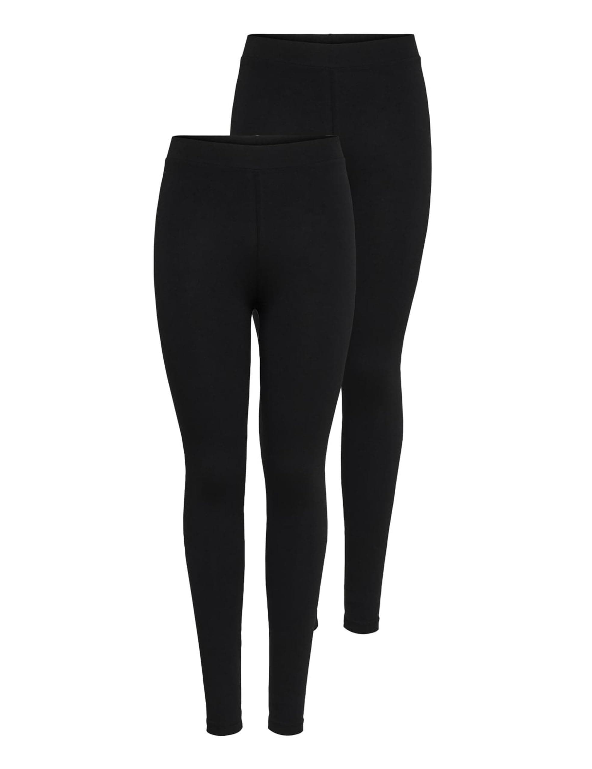 🔥 Nur für Frauen! 🌟 2er-Pack Slim Fit Leggings Größe L Schwarz