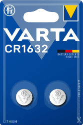 🔋🔑 VARTA Batterien Knopfzellen CR1632, 2 Stück - 2er Pack CR1632 Single 📱⚖️ Angebot bei HelloDeals