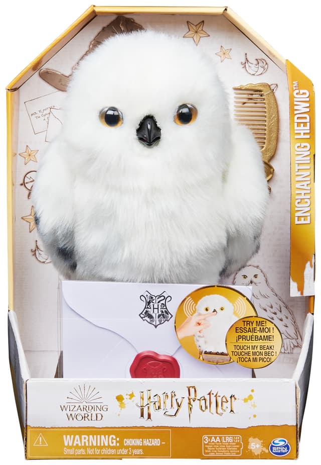 🦉 Harry Potter - Interaktive Plüsch-Eule Hedwig 🧙‍♂️