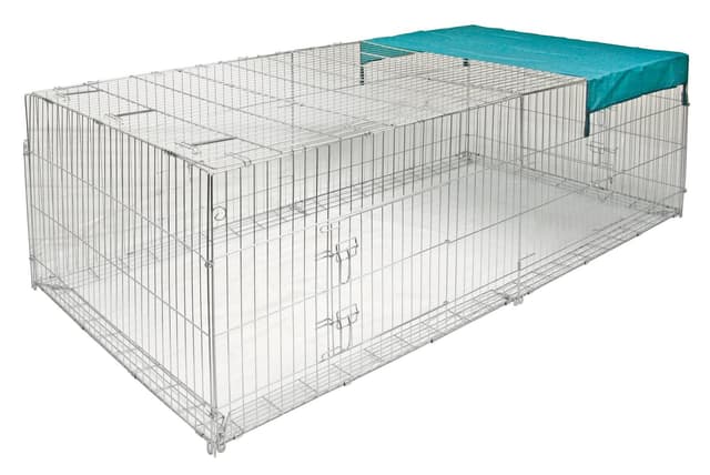 🌟 Super Deal 🐰 Kerbl 82825 Freigehege mit Ausbruchsperre 230 x 115 x 70 cm 🌿