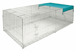 🌟 Super Deal 🐰 Kerbl 82825 Freigehege mit Ausbruchsperre 230 x 115 x 70 cm 🌿 Angebot bei HelloDeals