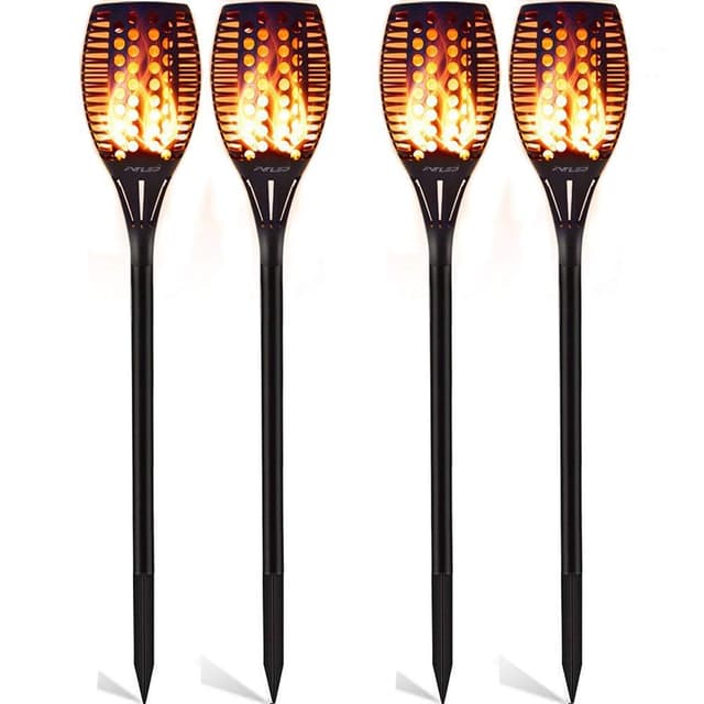 🌞🌿 4 Stück Solarlampen Für Außen Garten 96 LED Gartendeko 🌼🏡