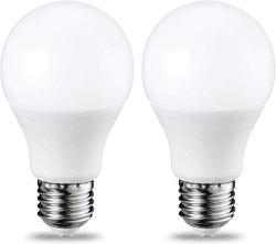 🌟 Super Deal! 2er-Pack Amazon Basics E27 LED Lampe, 9W (ersetzt 60W), warmweiß, dimmbar Angebot bei HelloDeals